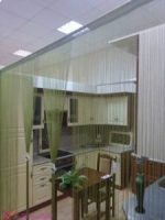 Кисея с люрексом зеленая