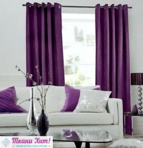 Бархатные шторы "Фиолетовые"