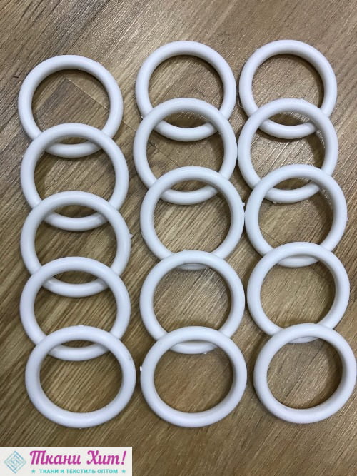 Пластиковые кольца "белые"