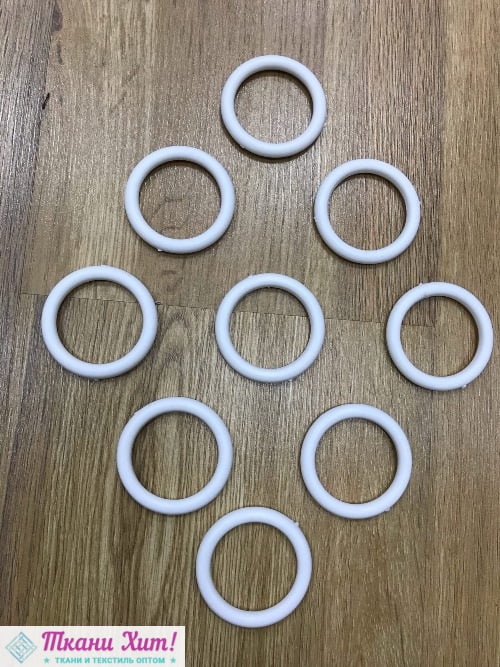 Пластиковые кольца "белые"