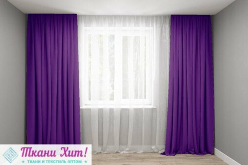Комплект штор "Глория" фиолетовый