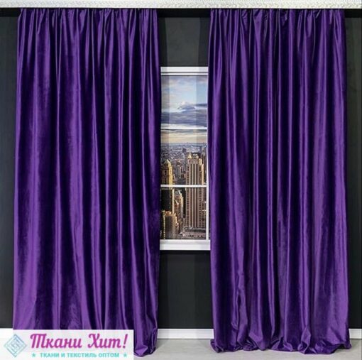 Комплект штор "Кейли" фиолетовый