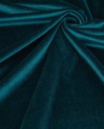 Бархат стрейч "темно-бирюзовый", ширина 150 см